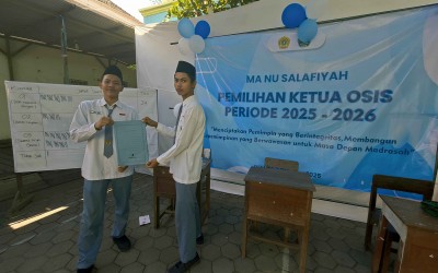 Hasil Pemungutan Suara Ketua OSIS Periode 2025-2026
